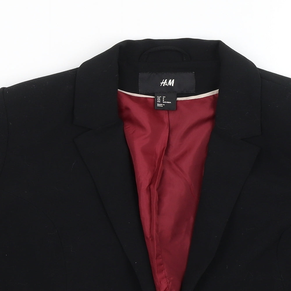 H&M Womens Black   Jacket Blazer Size 10