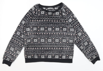 Womens UK Size 12 New Look Black Pullover Jumper