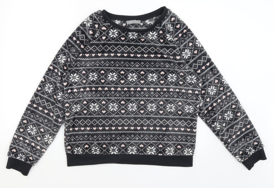 Womens UK Size 12 New Look Black Pullover Jumper