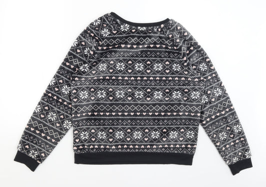 Womens UK Size 12 New Look Black Pullover Jumper