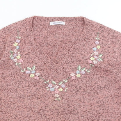 Damart Womens Pink   Pullover Jumper Size 10