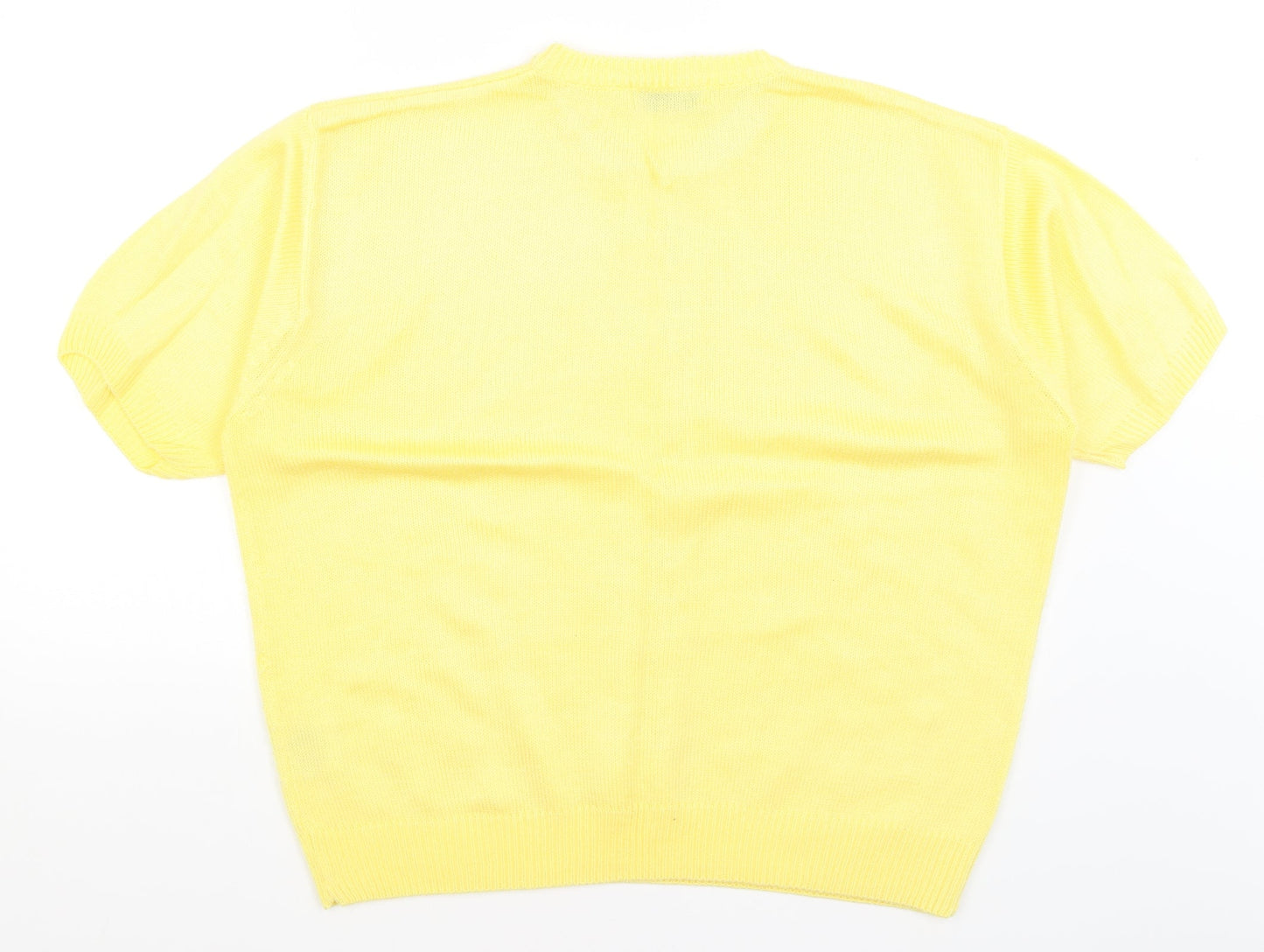Womens UK Size 18 Berkertex Yellow Pullover Jumper