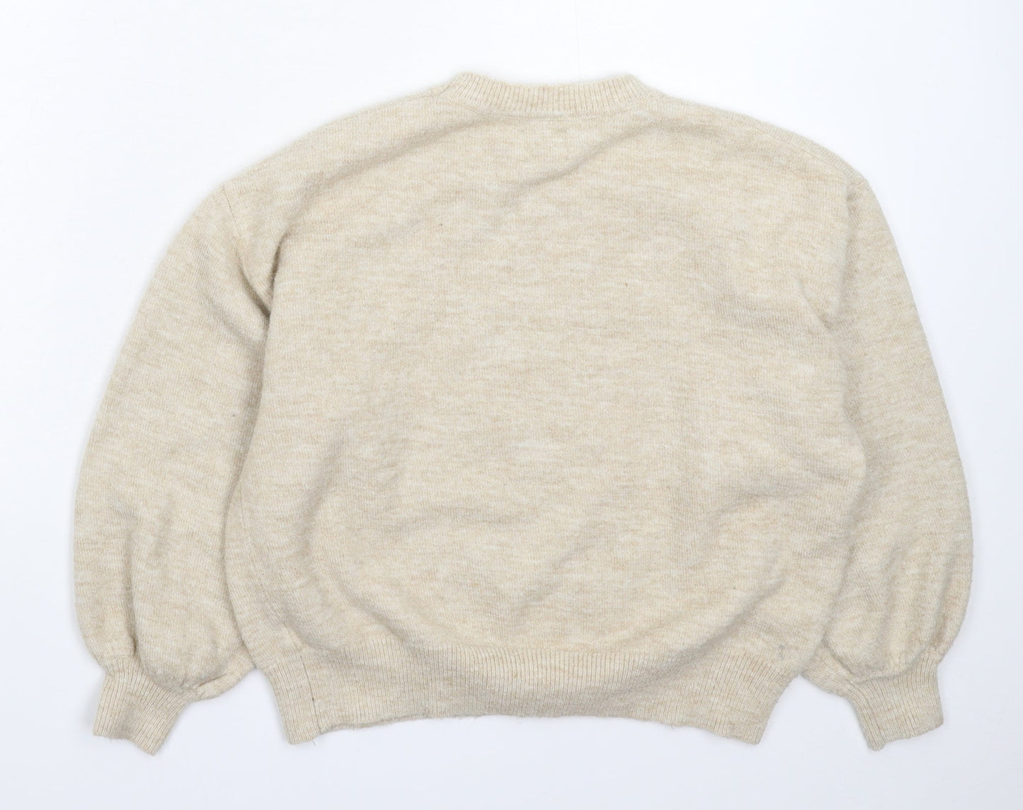 Womens UK Size 8 ASOS Beige Pullover Jumper