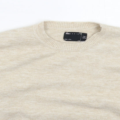 Womens UK Size 8 ASOS Beige Pullover Jumper