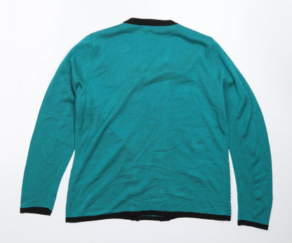Womens UK Size M BM Green Pullover Jumper