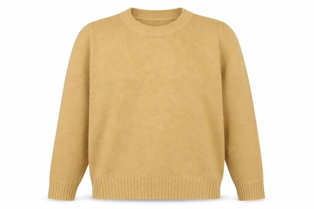 Womens UK Size L Divided Beige Pullover Jumper
