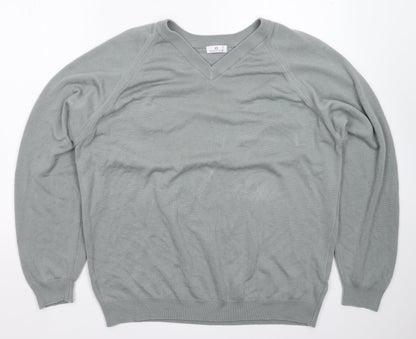 Essentials Mens Grey  Knit Pullover Jumper Size L