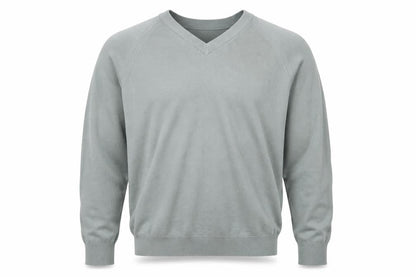 Mens UK Size L Essentials Grey Pullover Jumper