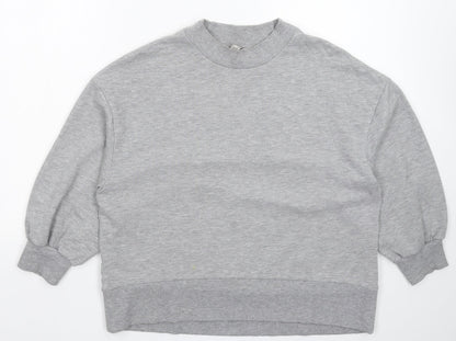 Womens UK Size 10 ASOS Grey Pullover Sweatshirt