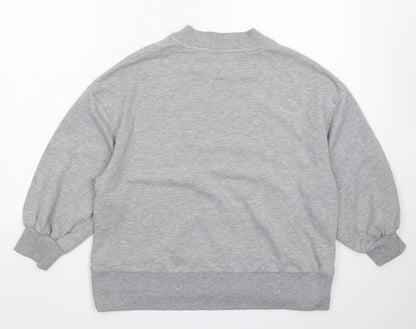 Womens UK Size 10 ASOS Grey Pullover Sweatshirt