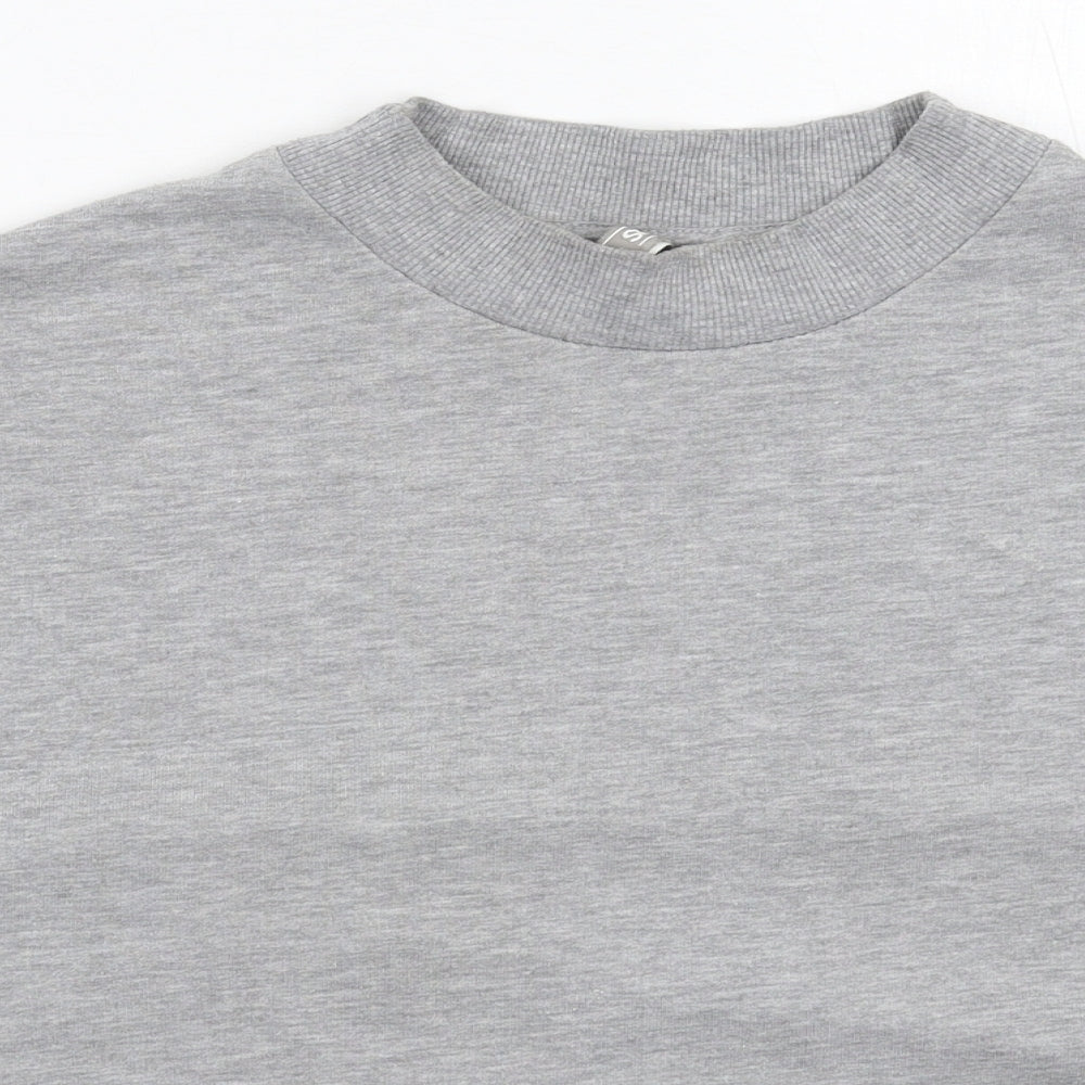 Womens UK Size 10 ASOS Grey Pullover Sweatshirt