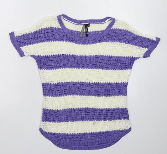 Intuition Womens Multicoloured  Knit Pullover Jumper Size 10