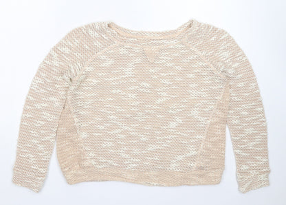 Womens UK Size 8 New Look Beige Pullover Jumper