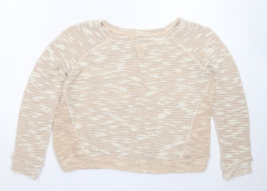 Womens UK Size 8 New Look Beige Pullover Jumper