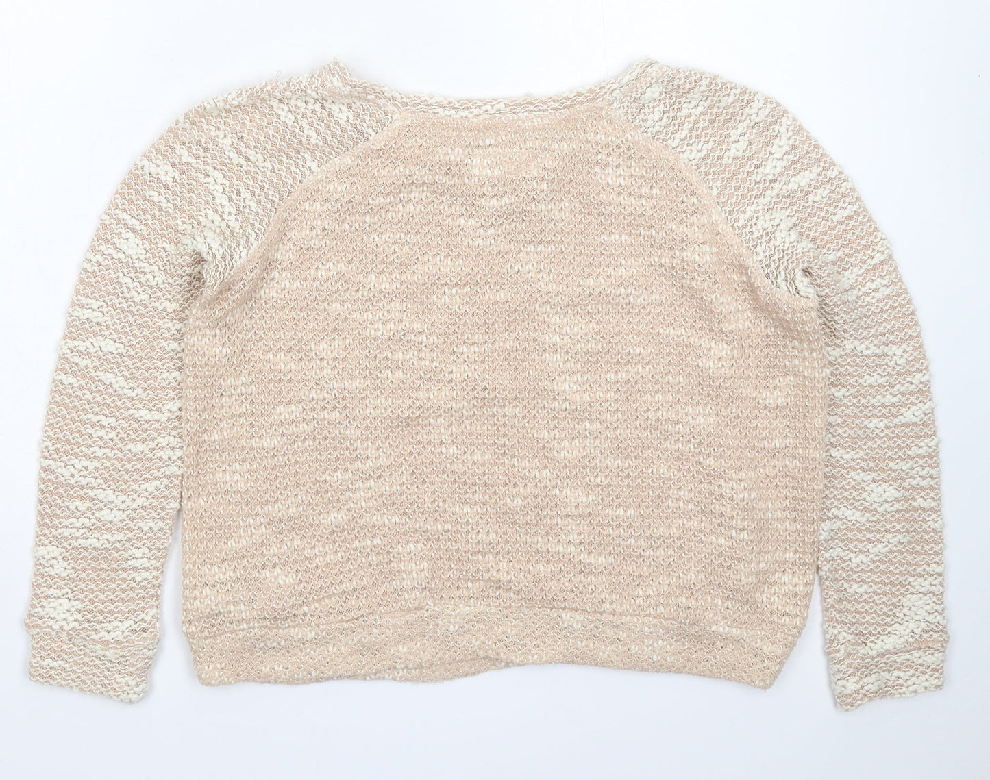 Womens UK Size 8 New Look Beige Pullover Jumper