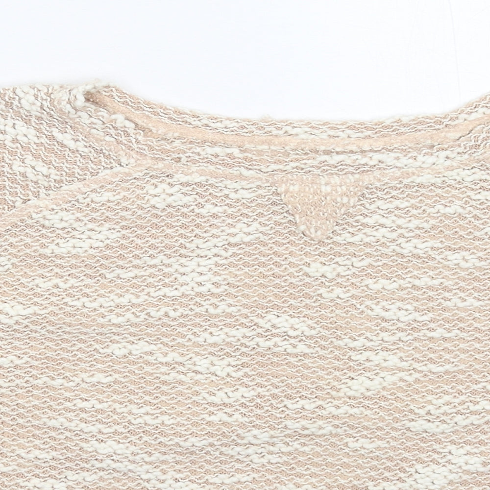 Womens UK Size 8 New Look Beige Pullover Jumper