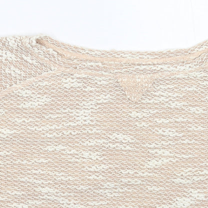 Womens UK Size 8 New Look Beige Pullover Jumper
