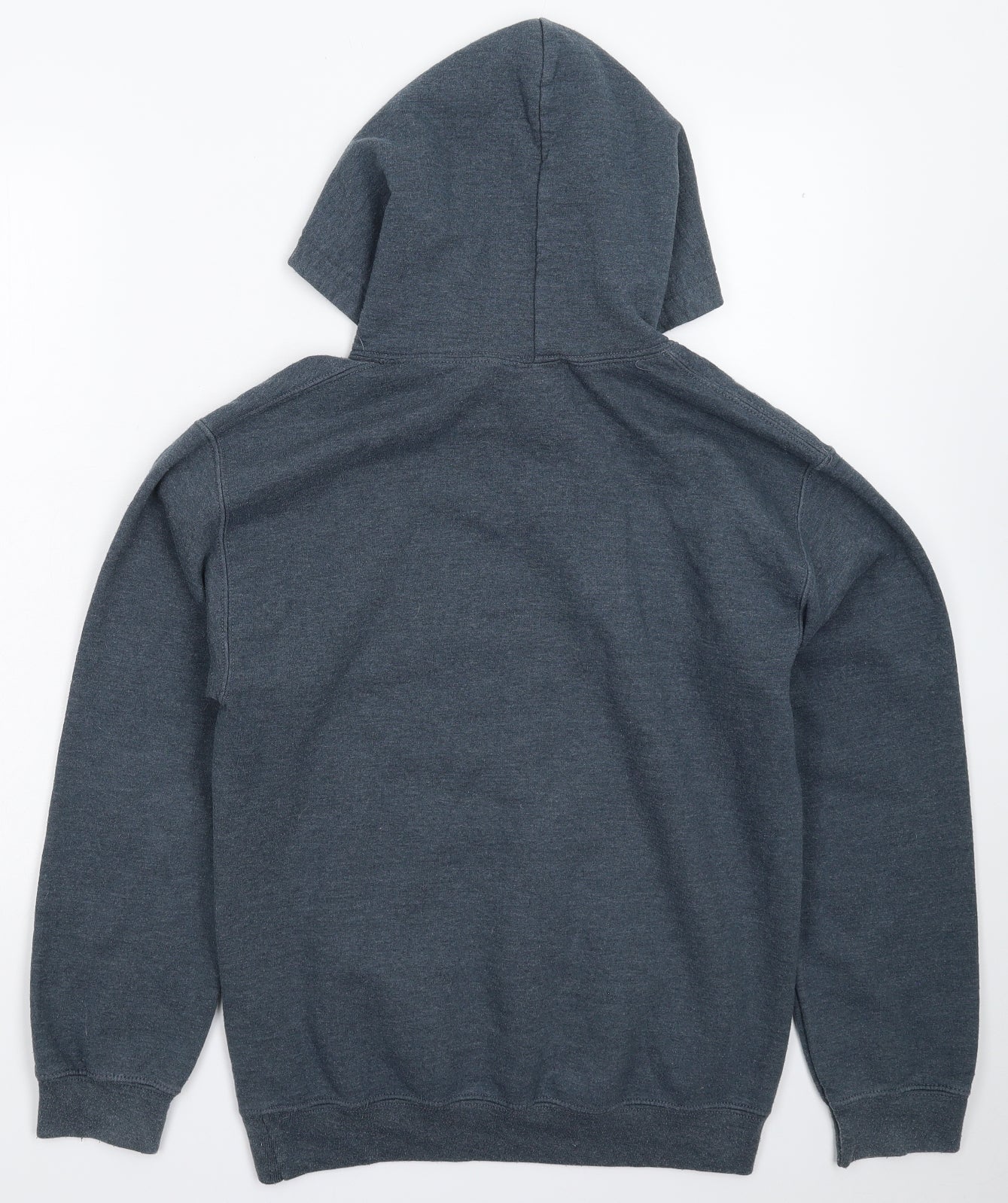 Mens UK Size S Gildan Grey Pullover Hoodie