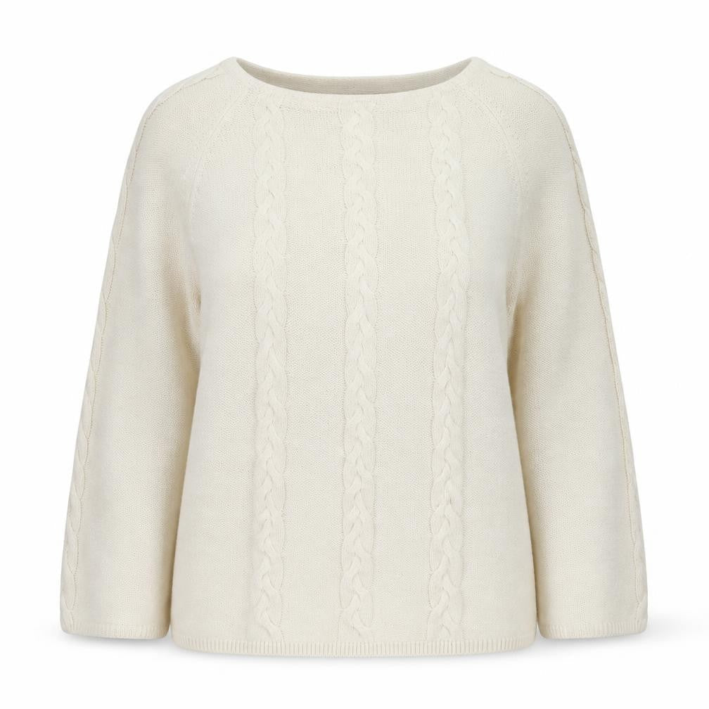 Womens UK Size M H&M White Pullover Jumper