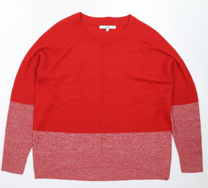 Womens UK Size M NEXT Red Pullover Jumper