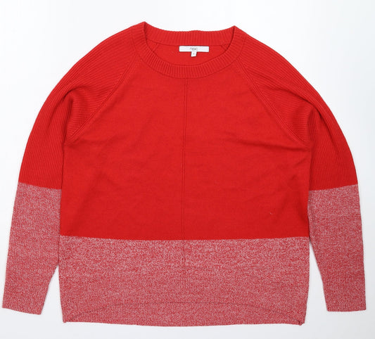Womens UK Size M NEXT Red Pullover Jumper