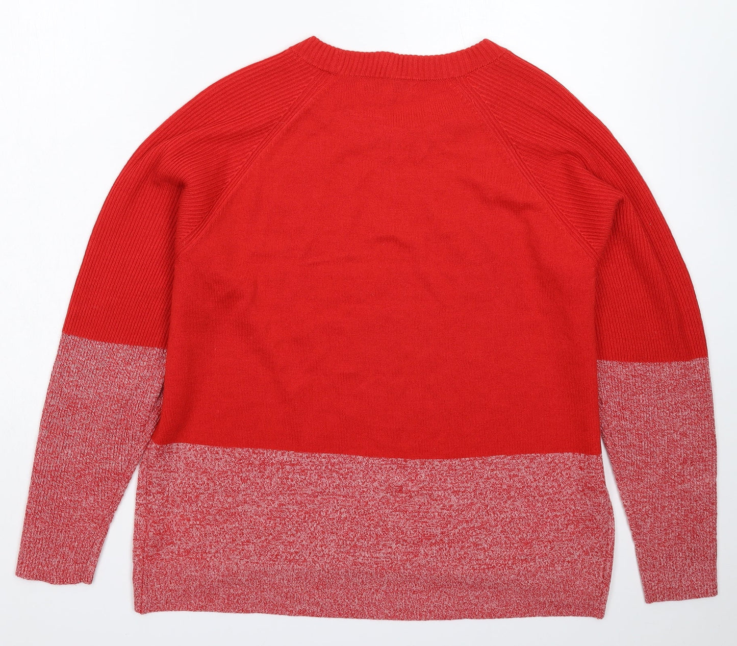 Womens UK Size M NEXT Red Pullover Jumper
