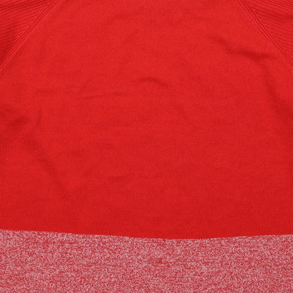 Womens UK Size M NEXT Red Pullover Jumper