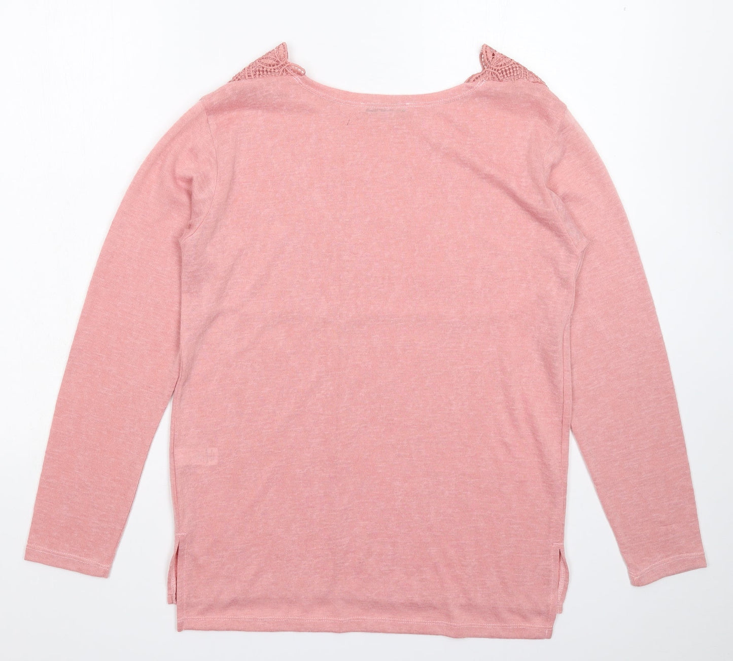 George Womens Pink  Knit Pullover Jumper Size 12
