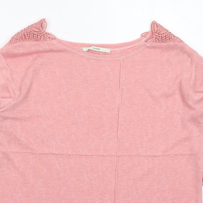George Womens Pink  Knit Pullover Jumper Size 12