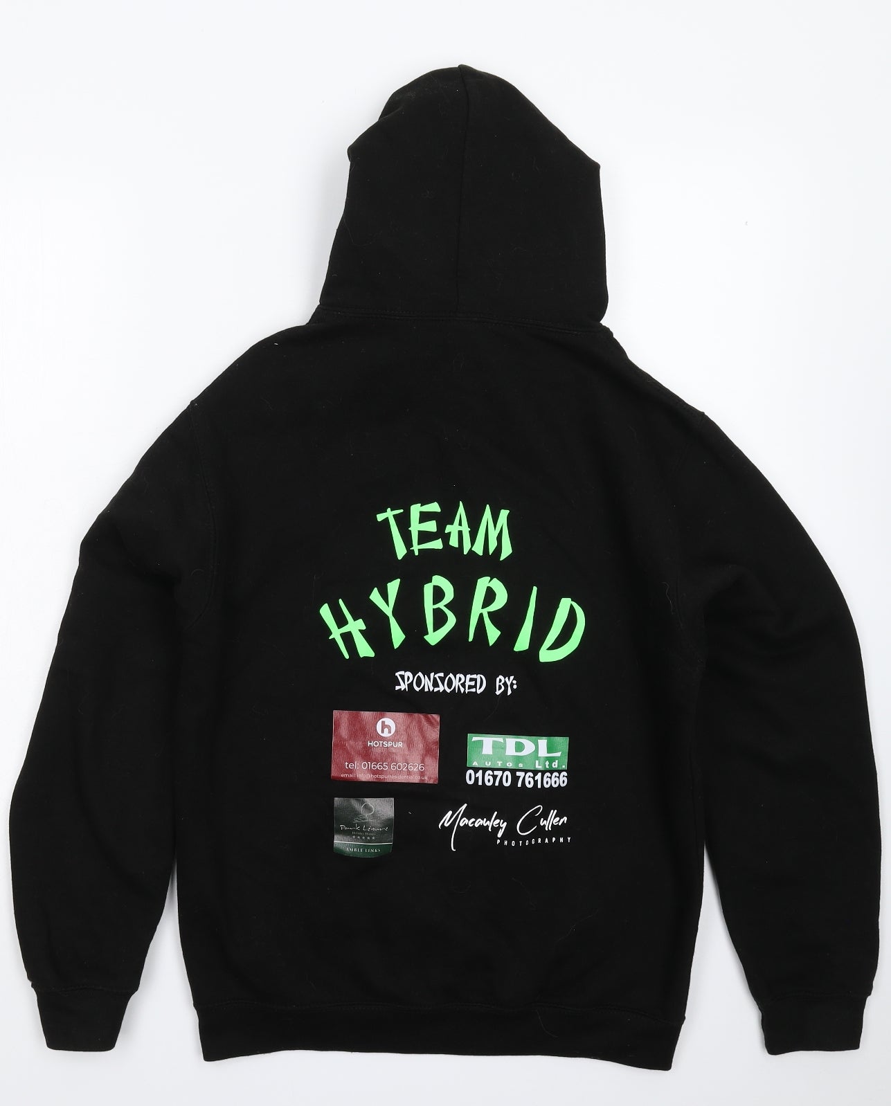 Mens UK Size S All We Do is Black Pullover Hoodie