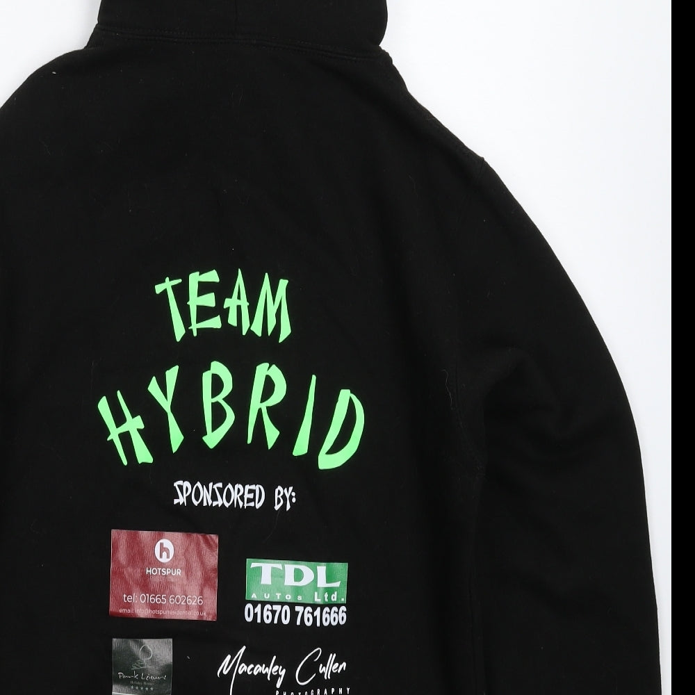 Mens UK Size S All We Do is Black Pullover Hoodie