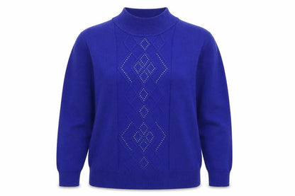 Womens UK Size L Paramour Blue Pullover Jumper