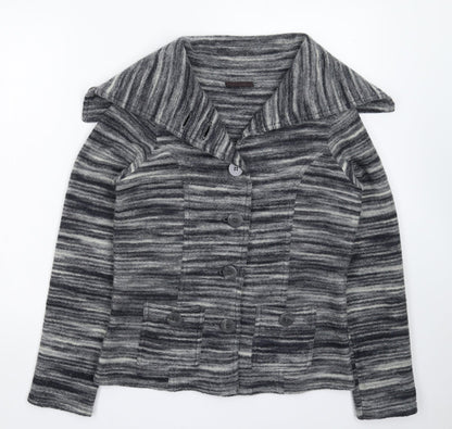 Womens UK Size 12 Principles Grey Cardigan Jumper