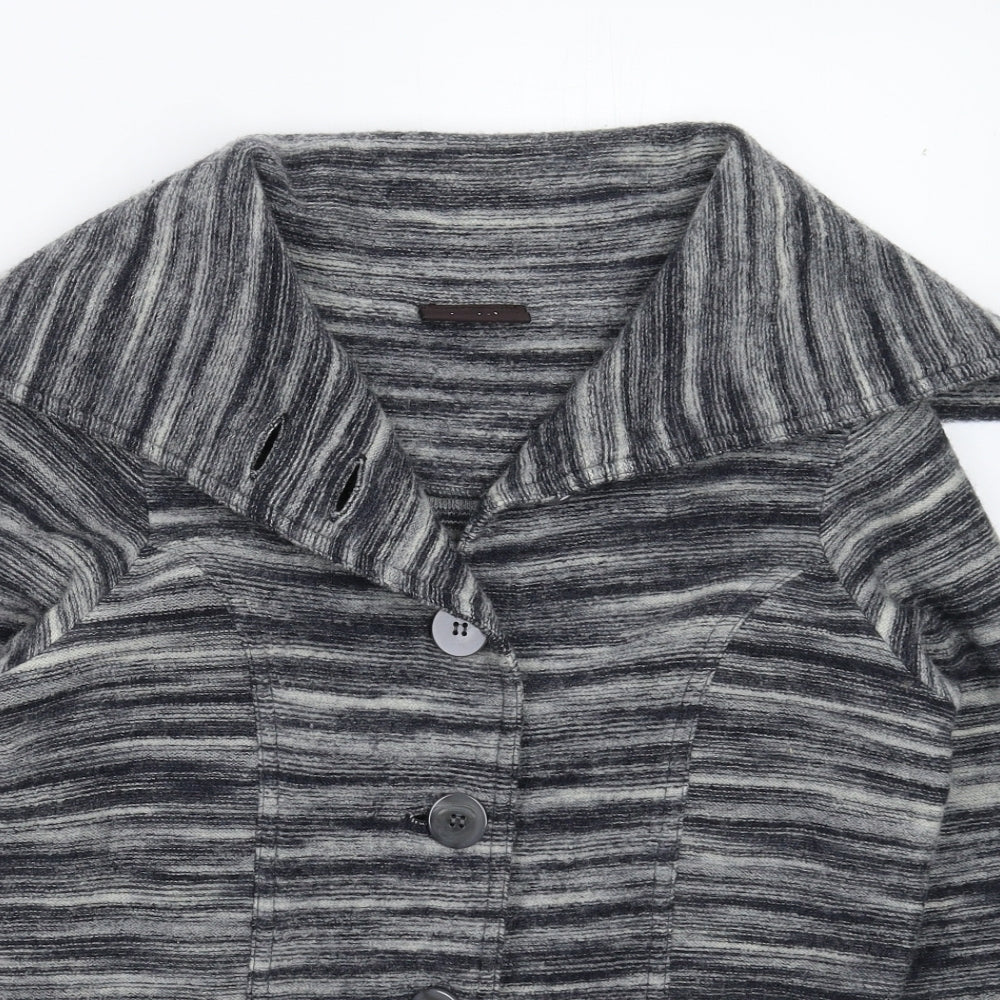 Womens UK Size 12 Principles Grey Cardigan Jumper