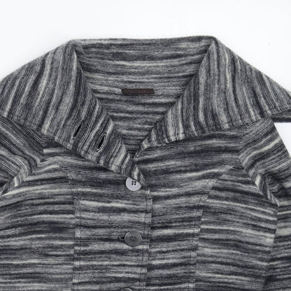 Womens UK Size 12 Principles Grey Cardigan Jumper
