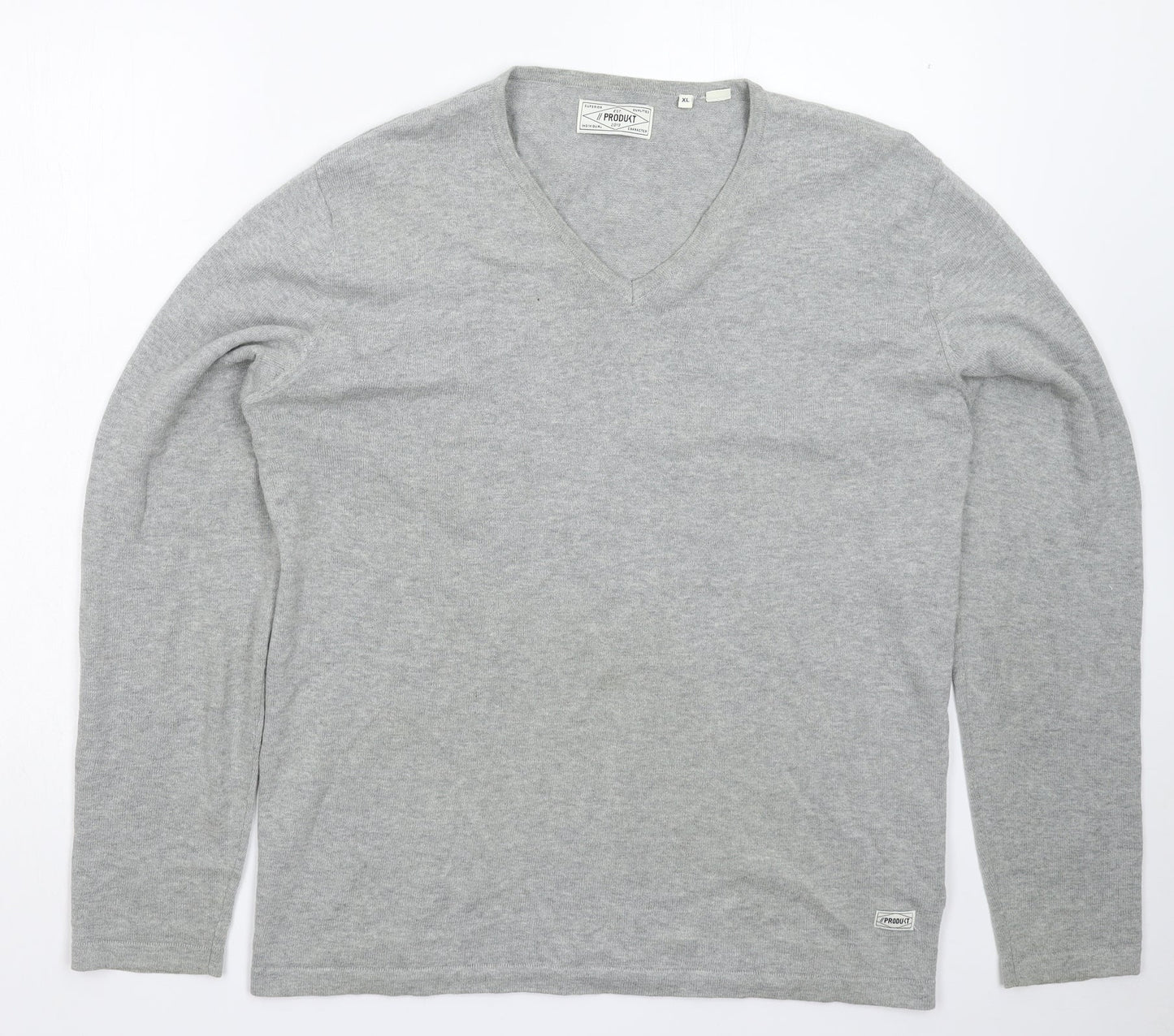 Produkt Mens Grey  Knit Pullover Jumper Size XL