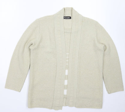 Womens UK Size L Alexara Beige Pullover Jumper