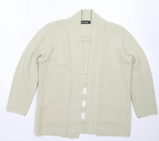 Womens UK Size L Alexara Beige Pullover Jumper