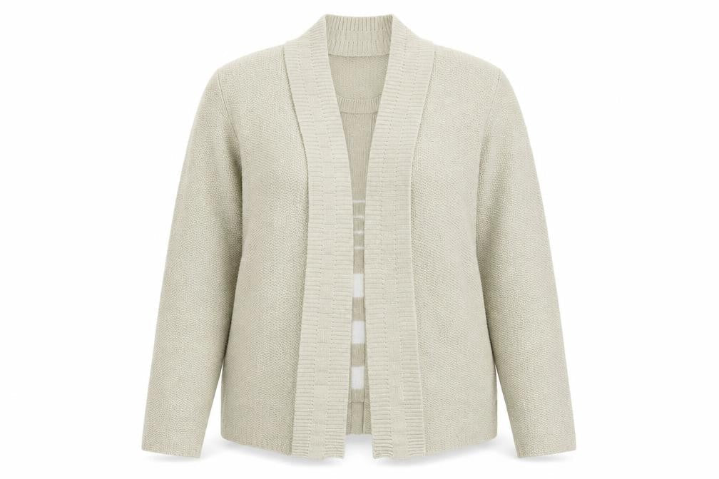 Womens UK Size L Alexara Beige Pullover Jumper