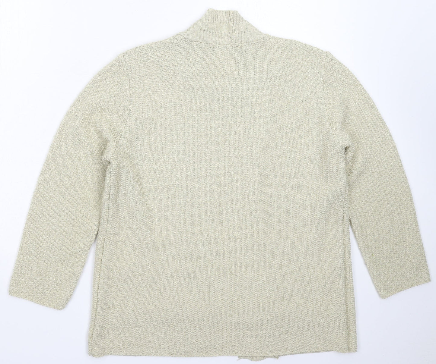 Womens UK Size L Alexara Beige Pullover Jumper