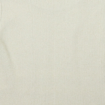 Womens UK Size L Alexara Beige Pullover Jumper