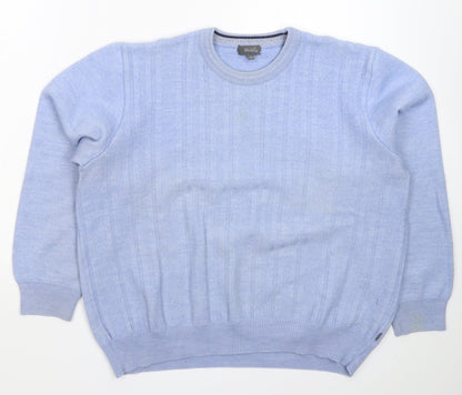 Womens UK Size L Wolsey Blue Pullover Jumper