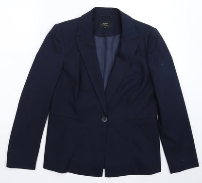 Papaya Womens Blue   Jacket Suit Jacket Size 12