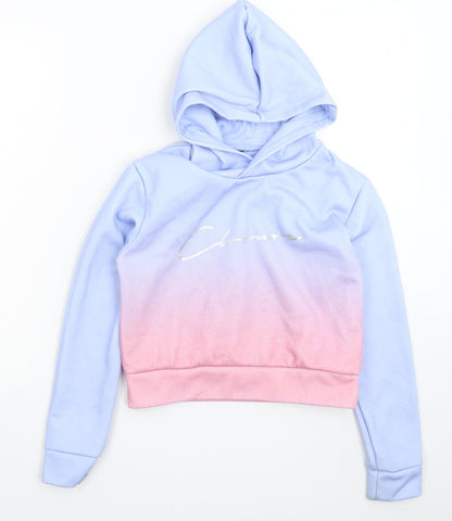 Closure Girls Blue   Pullover Hoodie Size M