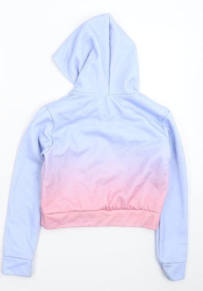 Closure Girls Blue   Pullover Hoodie Size M