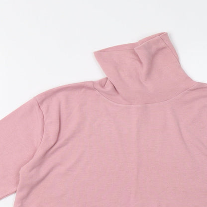 Viz a Viz Womens Pink   Pullover Sweatshirt Size 14