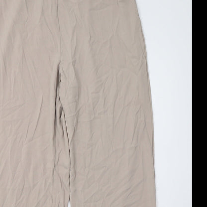 Womens UK Size 18 essence Regular Fit  Beige Trousers