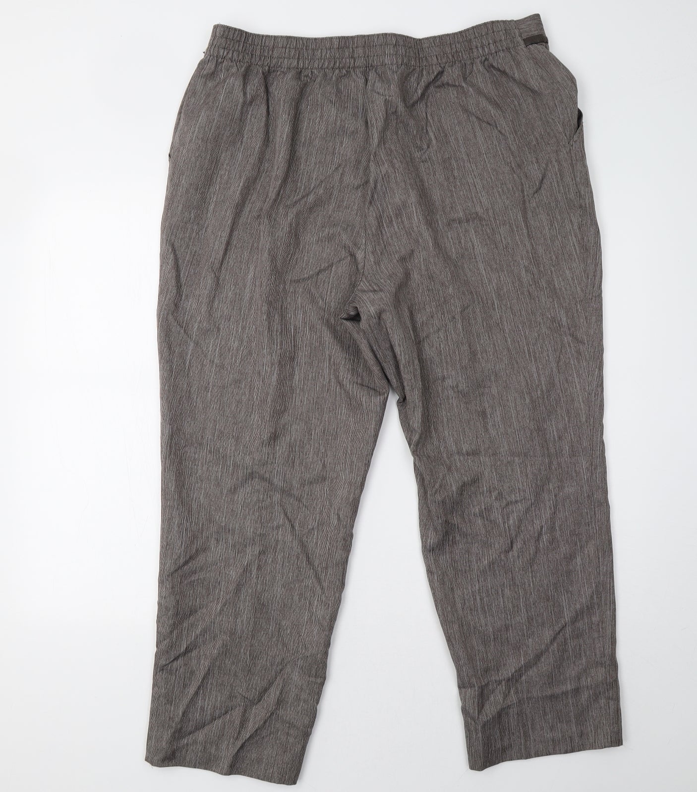Womens UK Size 18 Marks and Spencer Regular Fit  Brown Trousers