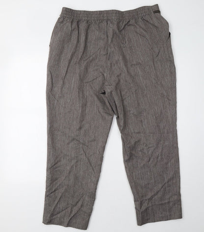 Womens UK Size 18 Marks and Spencer Regular Fit  Brown Trousers