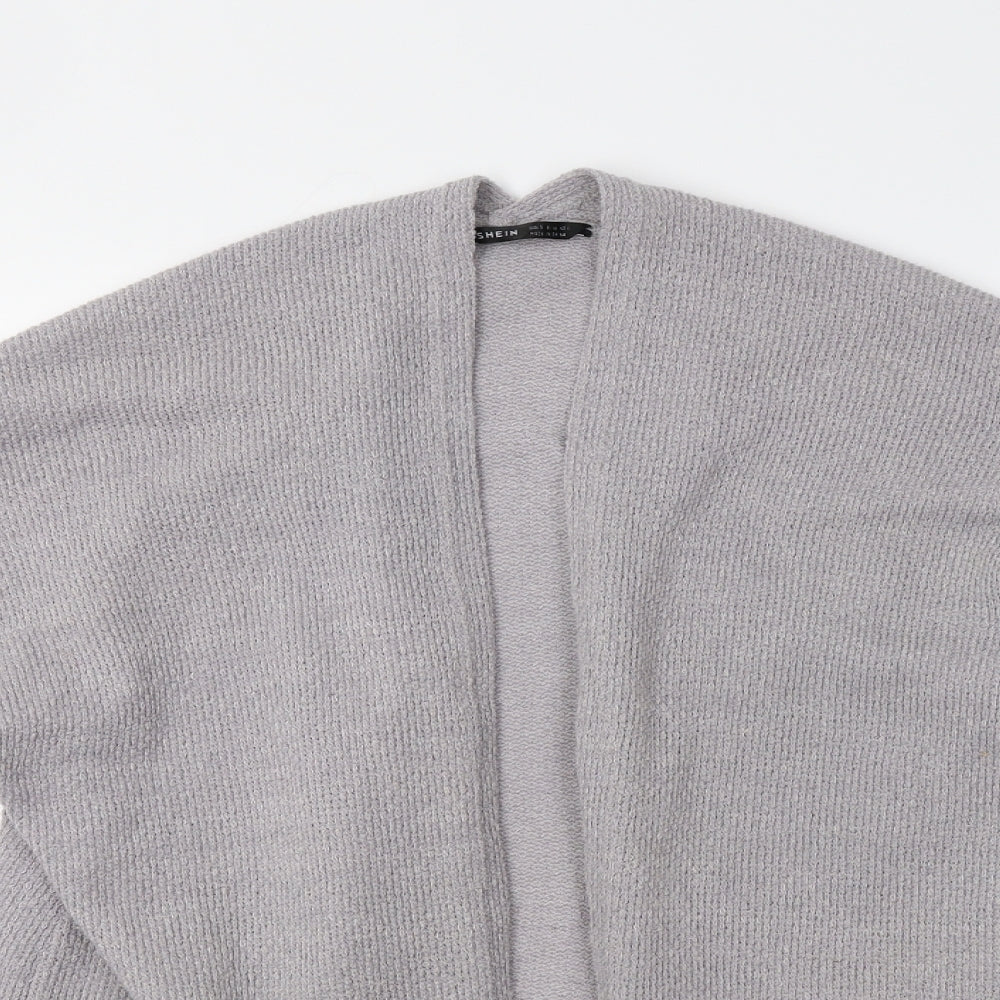 SheIn Womens Grey   Cardigan Jumper Size S
